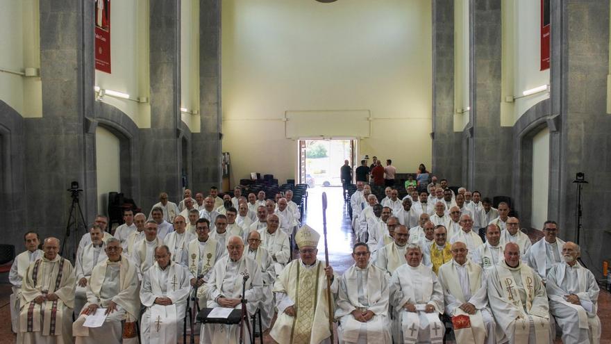 El clero grancanario celebra la fiesta de San Juan de Ávila en Tafira
