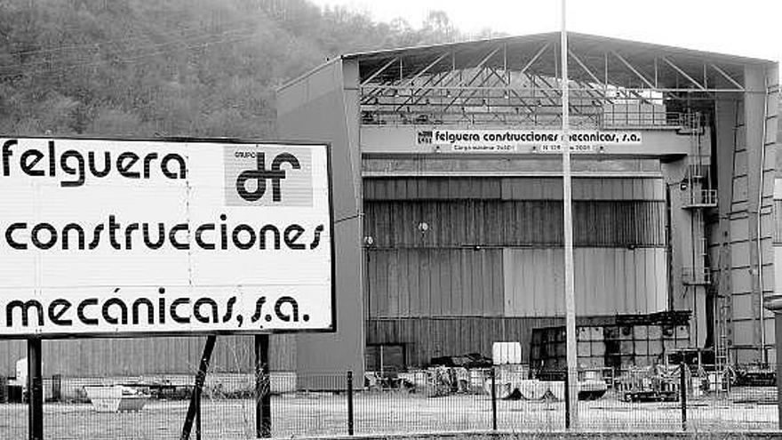 El taller de Felguera Construcciones Mecánicas en Barros, Langreo.