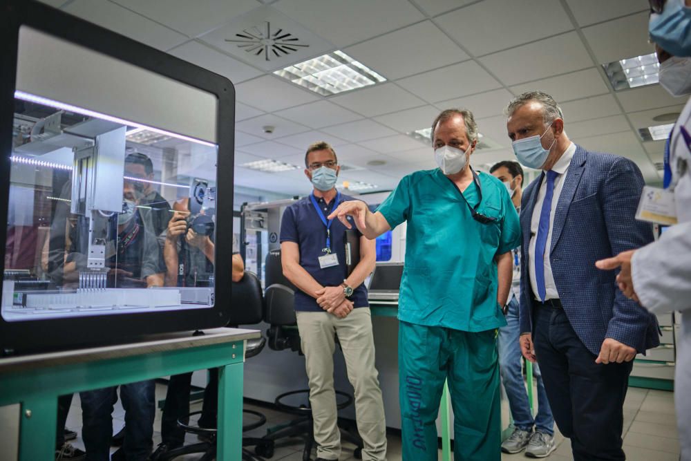 Visita de este jueves al Hospital de La Candelaria.