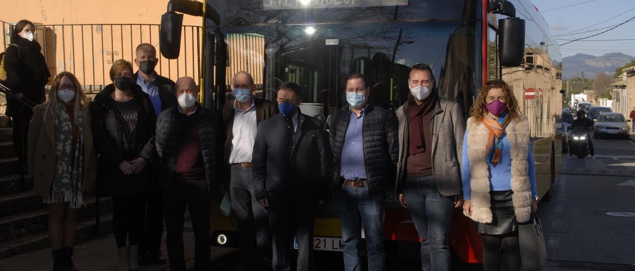 Marratxí logra conectar todos sus núcleos con la ampliación de la línea de bus.