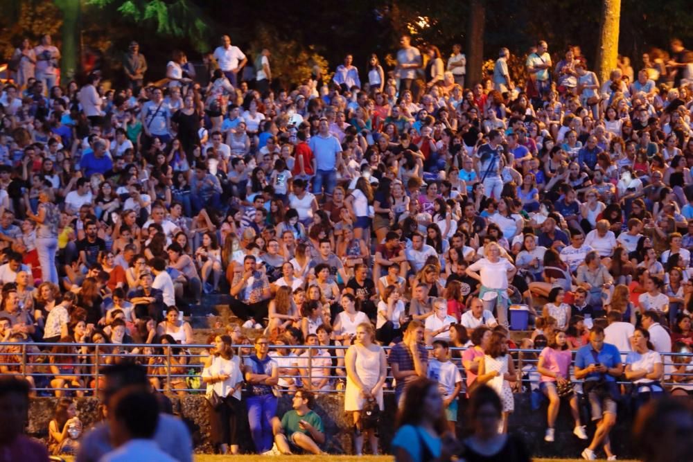 Multitudinario concierto en Castrelos de La Oreja de Van Gogh