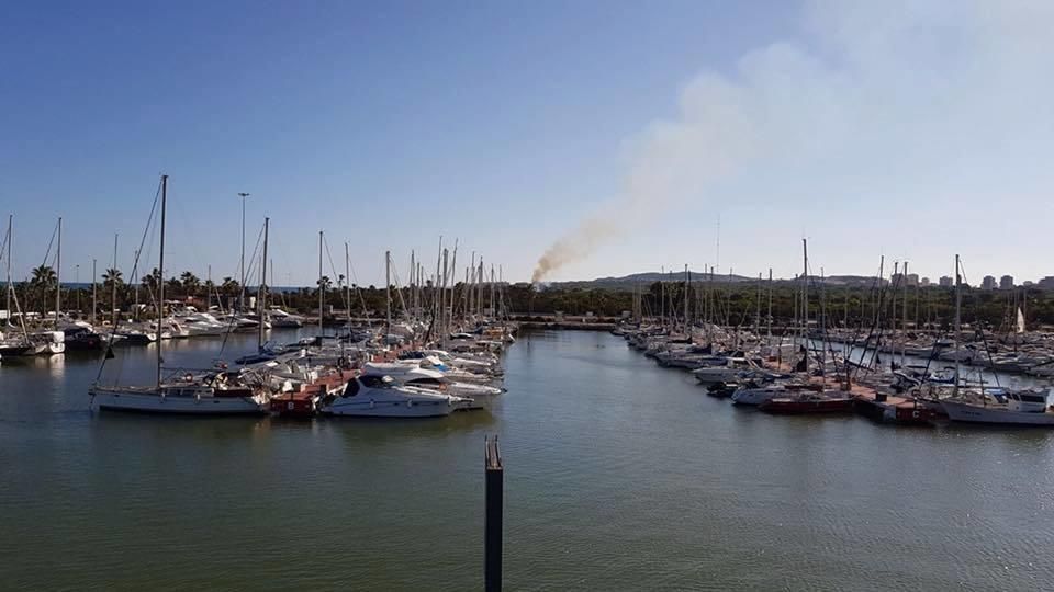 Incendio intencionado en Guardamar del Segura