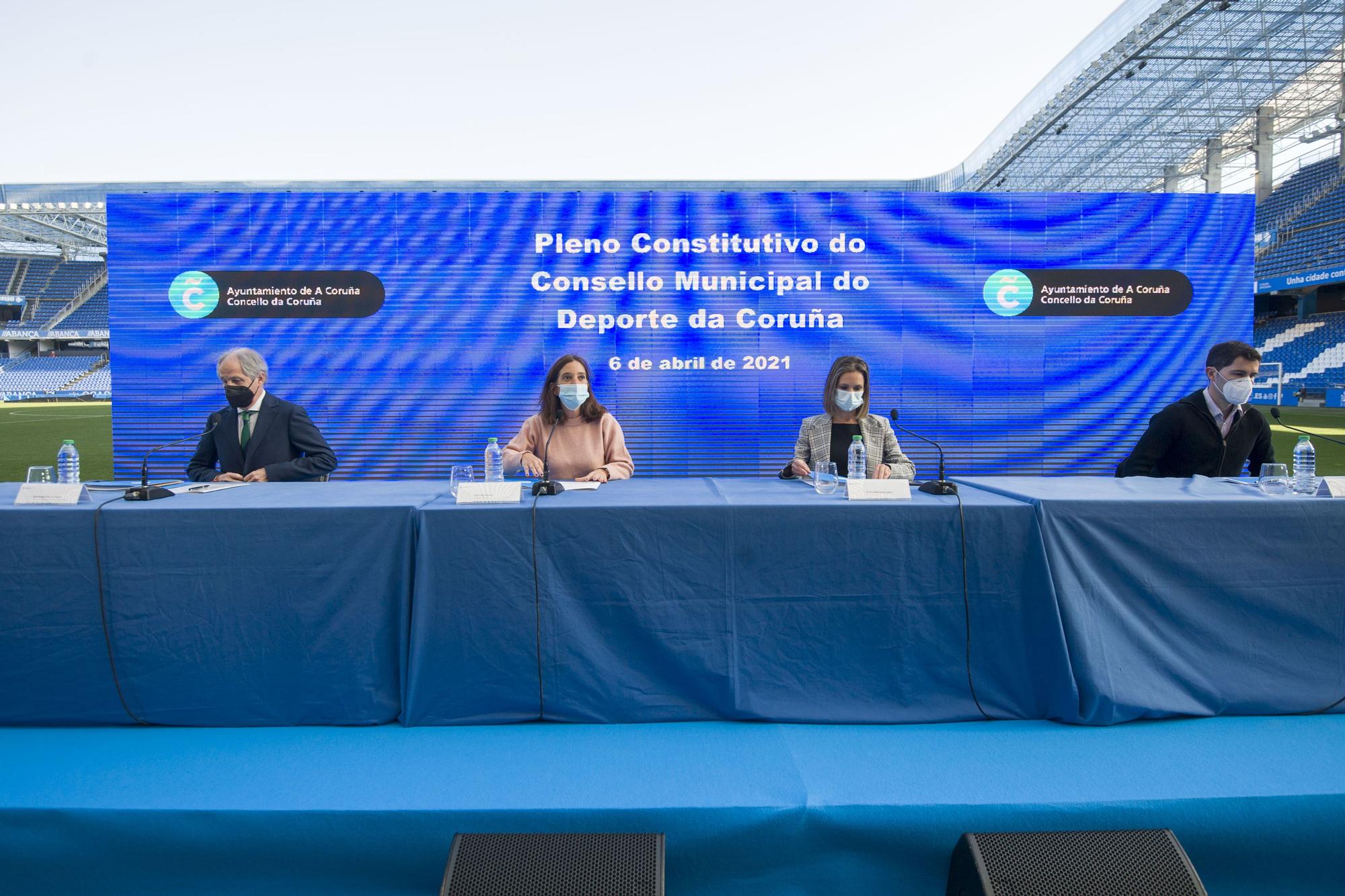 Pleno constitutivo del Consello Municipal do Deporte en Riazor