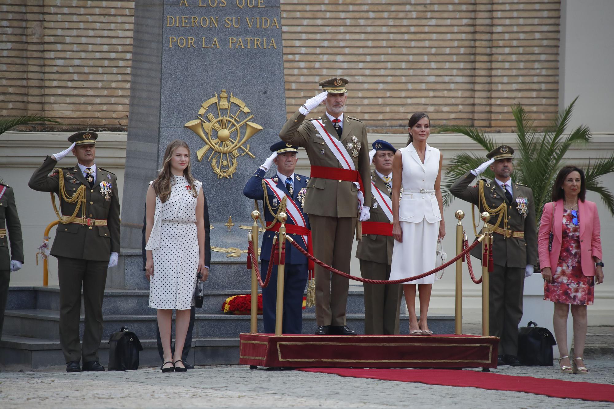 La princesa Leonor visita hoy por primera vez la Academia de Zaragoza junto a Felipe VI