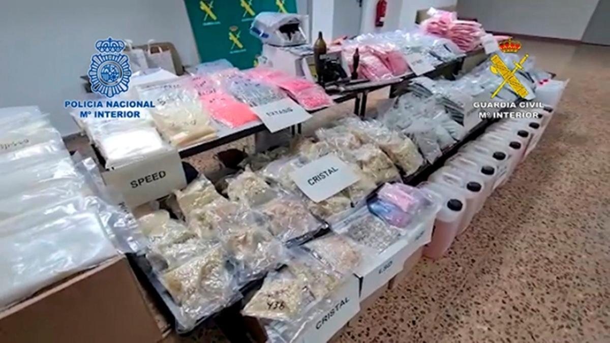 Guàrdia Civil i Policia realitzen a Catalunya l’aprehensió de droga sintètica més important de la història