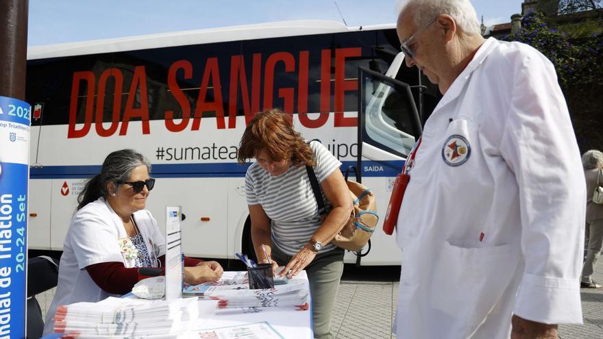 Las donaciones de sangre en la ciudad bajan, pero tiene la segunda mejor tasa de Galicia