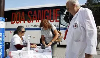 Las donaciones de sangre en la ciudad bajan, pero tiene la segunda mejor tasa de Galicia