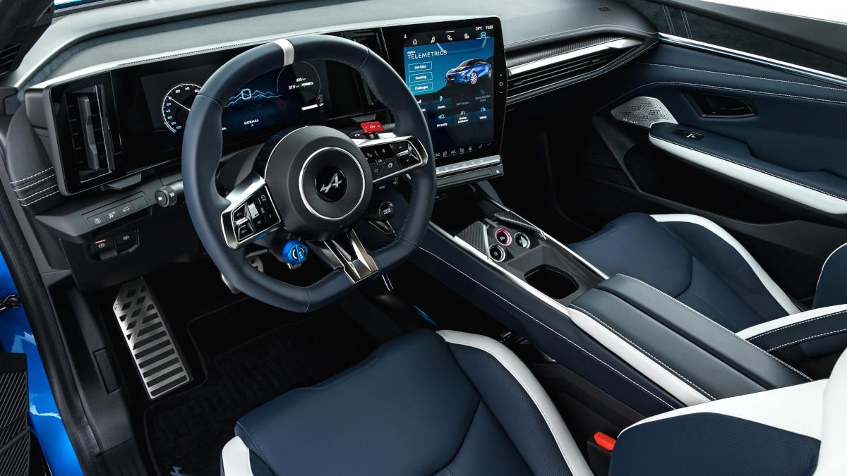 Alpine A390 GT'nin iç mekanı