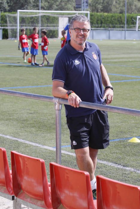 Jordi Guerrero al campus del Girona FC