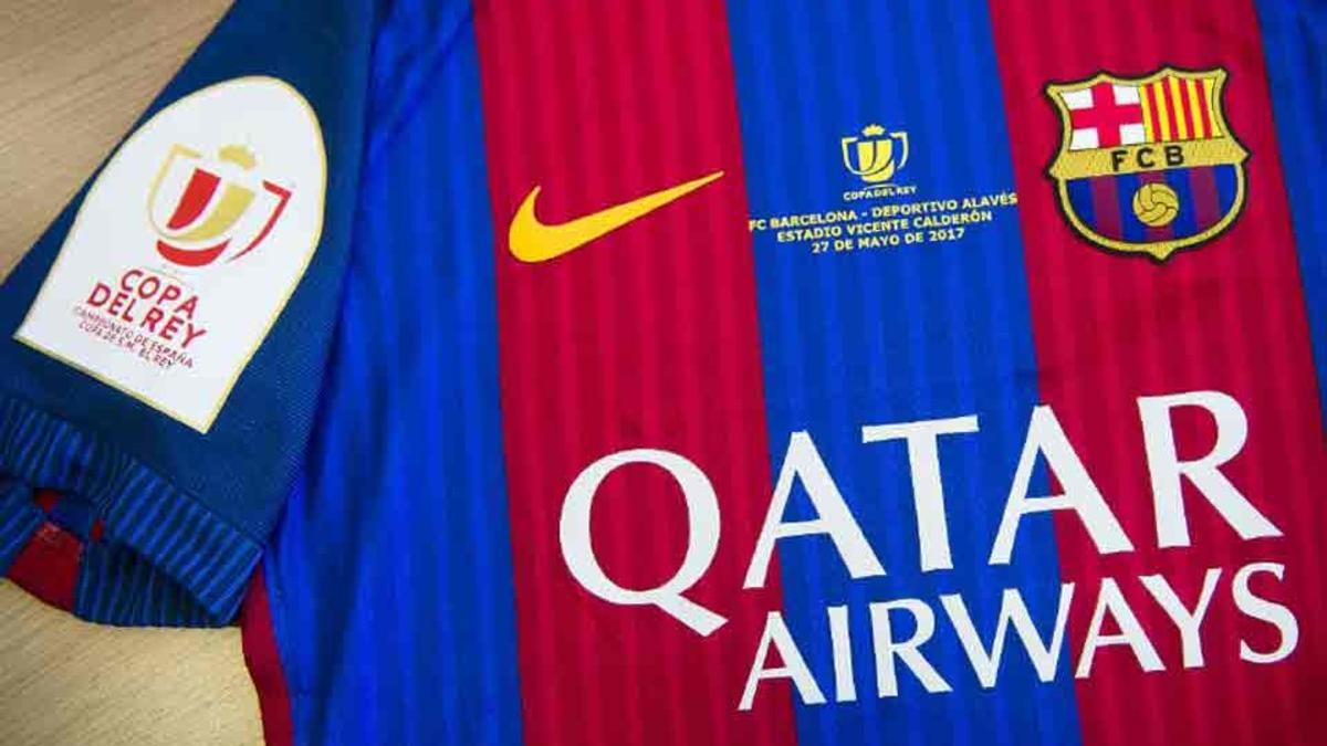 Esta es la camiseta del Barcelona para la final de la Copa del Rey