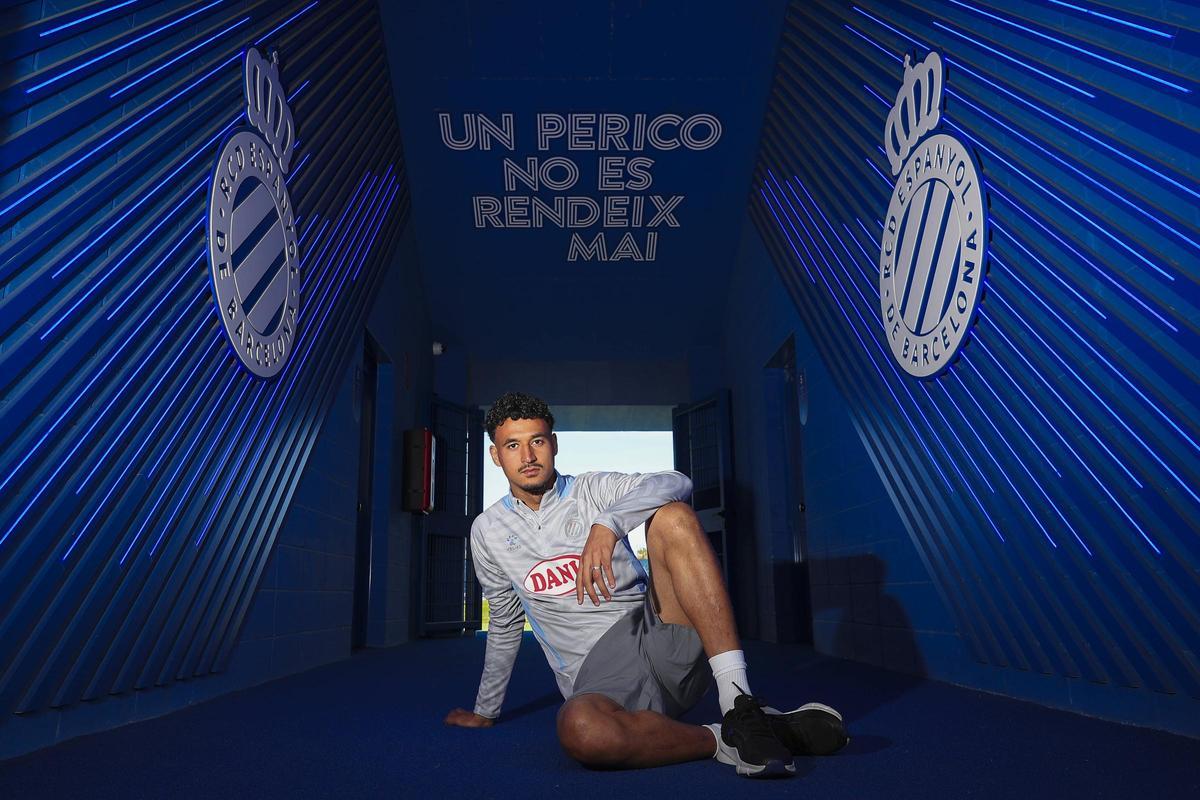 Omar El Hilali, durante la entrevista con SPORT