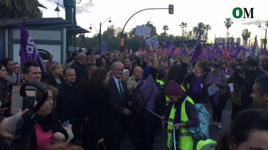 Impiden al alcalde sumarse a la cabecera de la marcha del 8-M