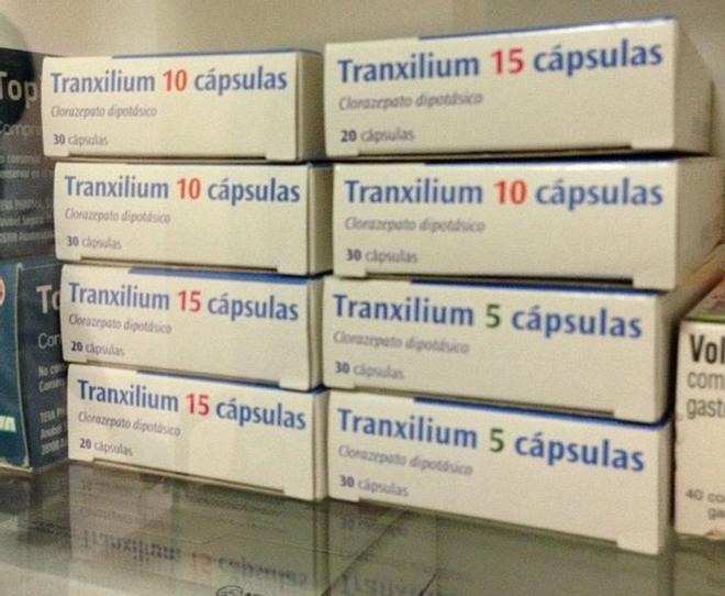 Sanidad confirma problemas de suministro del tranquilizante Tranxilium hasta septiembre