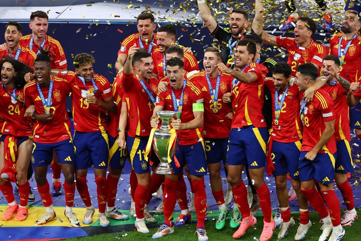 Final de la Eurocopa: España - Inglaterra, en imágenes.