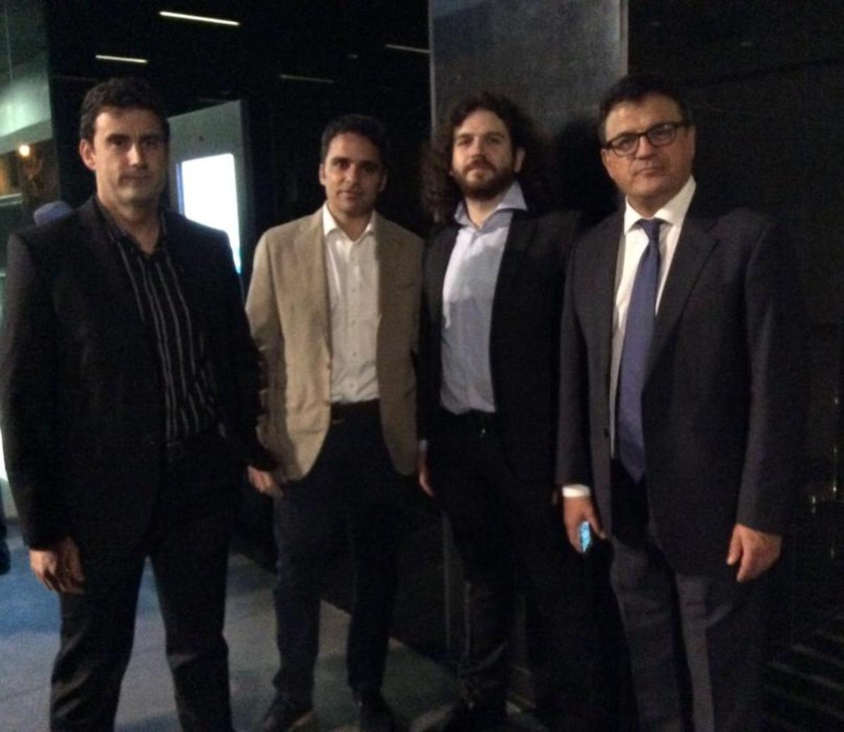 Los miembros de la sección de Deportes del Diario INFORMACIÓN
