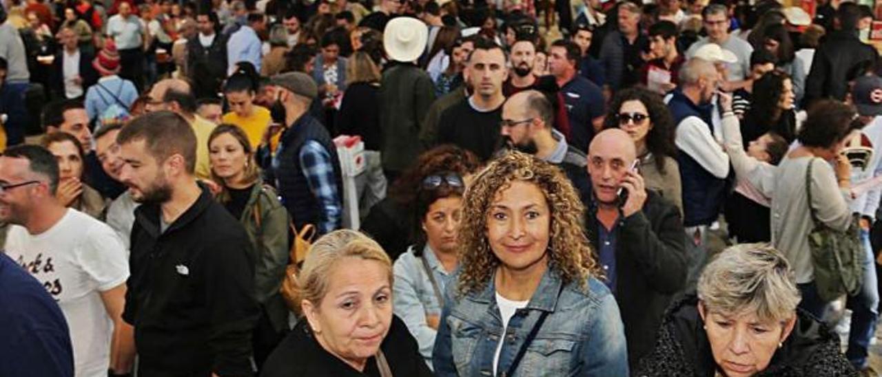 Público en la pasada Festa do Marisco.