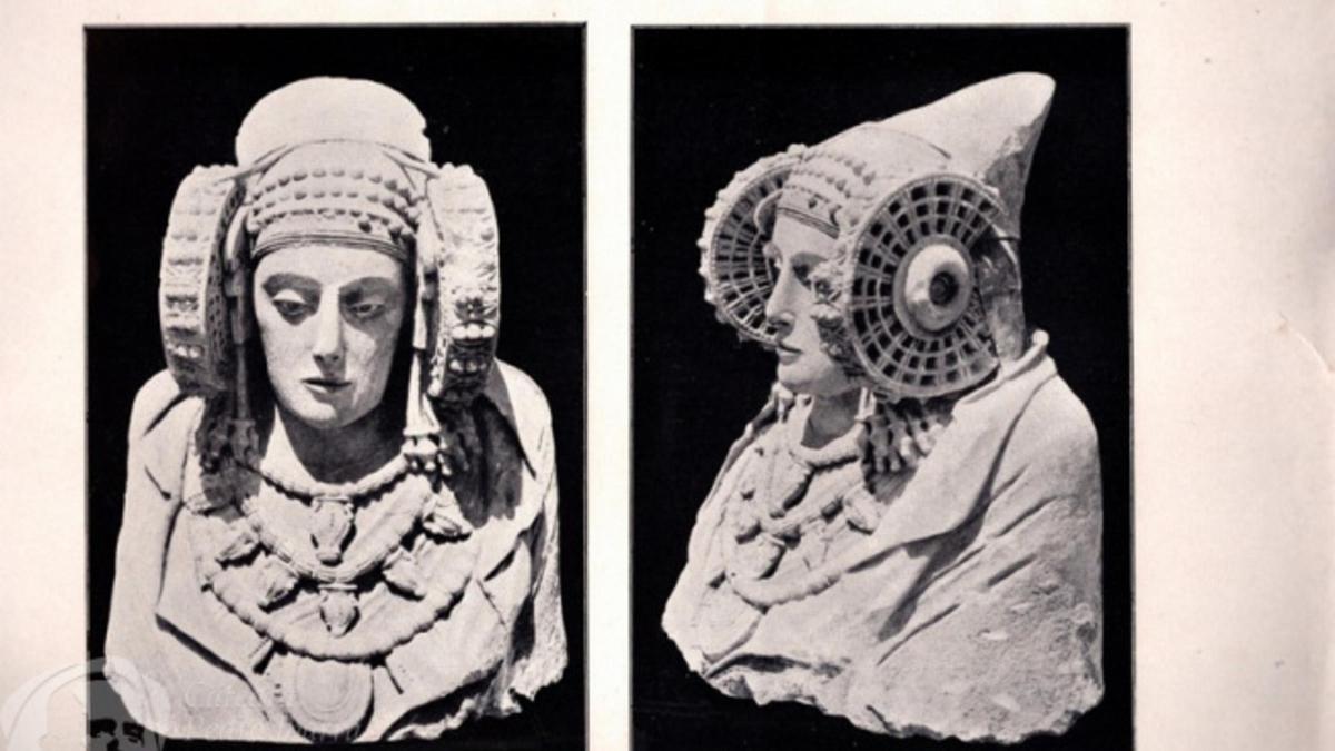 Imágenes publicadas en un libro de Historia del Arte de principios del siglo XX: "Clichés debidos a la galantería del notable arqueólogo D. Pedro Ibarra"