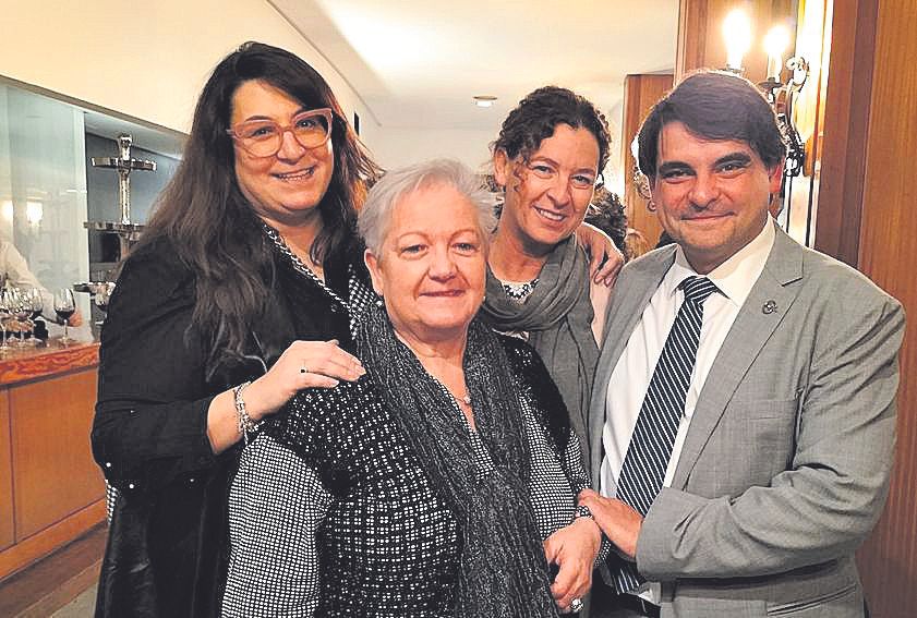 Eva Toera, Lourdes Espases, Isabel Andreu y José Reyes.