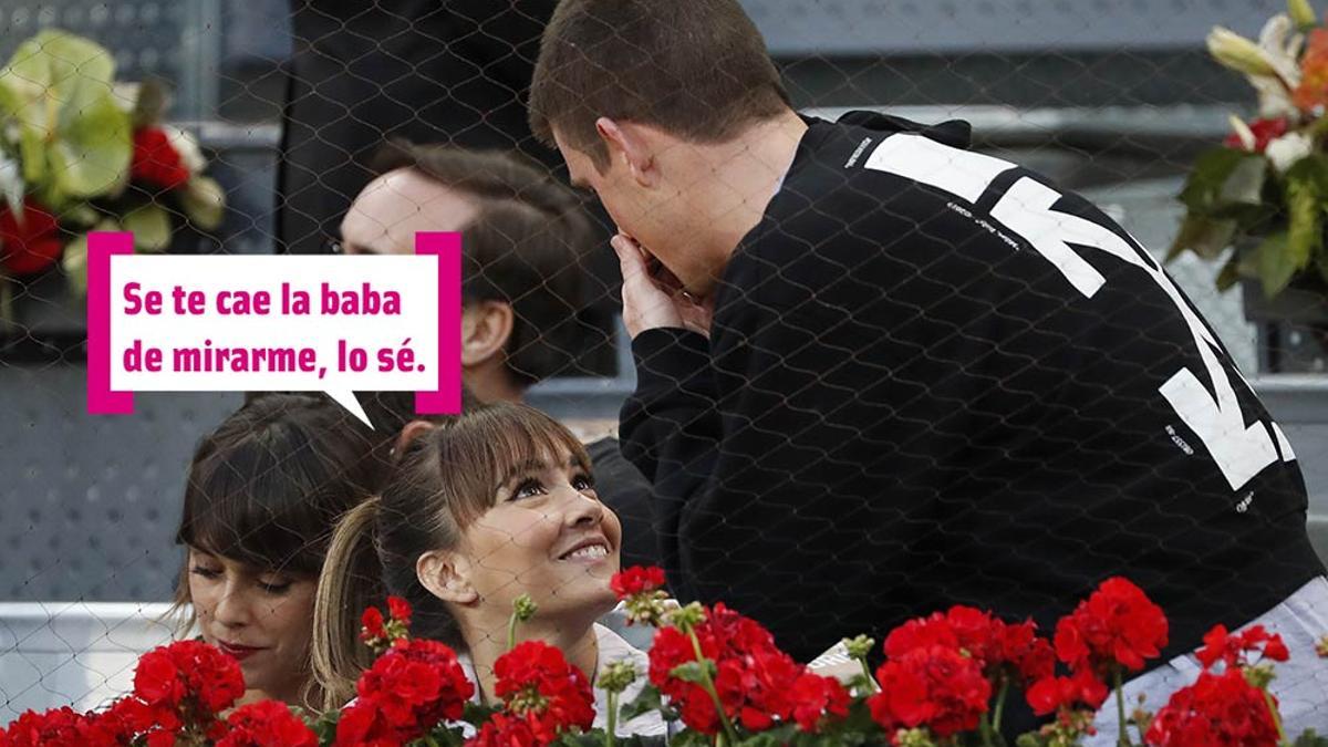 Aitana y Miguel Bernardeau en el Mutua Open Madrid