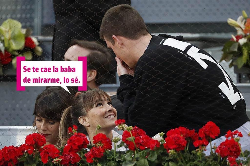 Aitana y Miguel Bernardeau en el Mutua Open Madrid