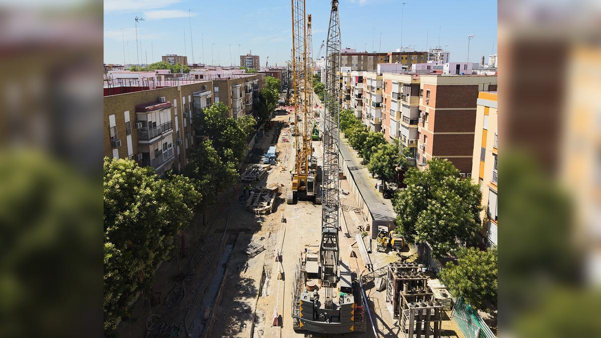 La tercera pantalladora que trabajará en el entorno del Parlamento de Andalucía.