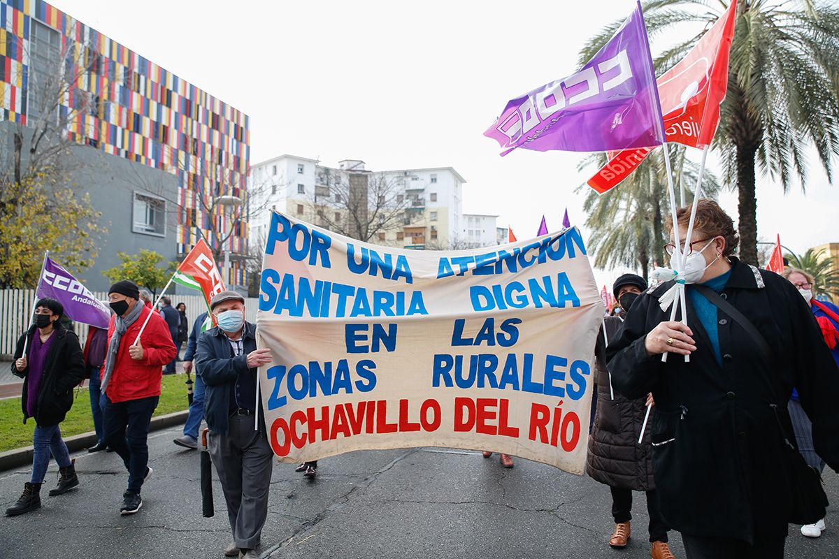 Manifestación en defensa de la sanidad pública