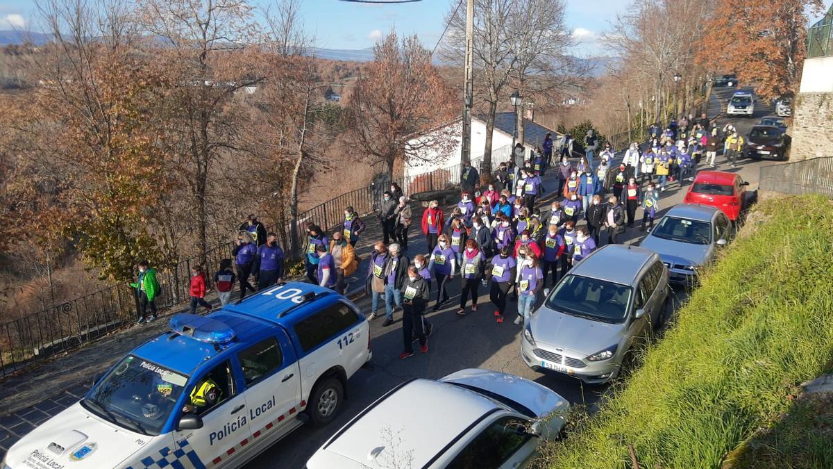 Marcha contra la violencia de género en Puebla de Sanabria