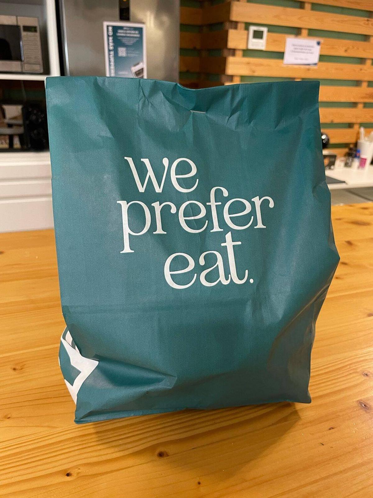 Una de les comandes a Weprefereat.