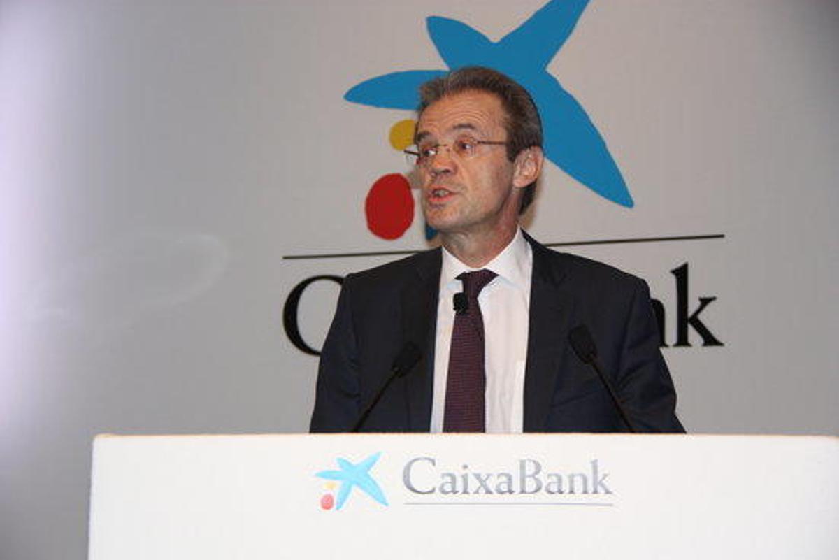 El president de CaixaBank, Jordi Gual