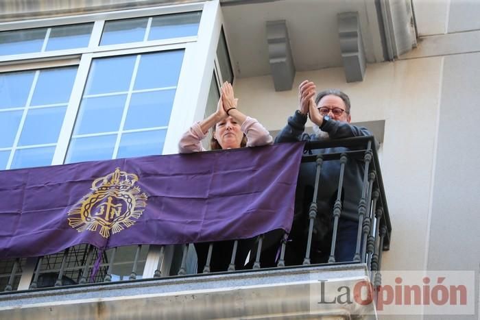 Viernes de dolores: Aplausos y salves a la patrona en Cartagena durante el confinamiento