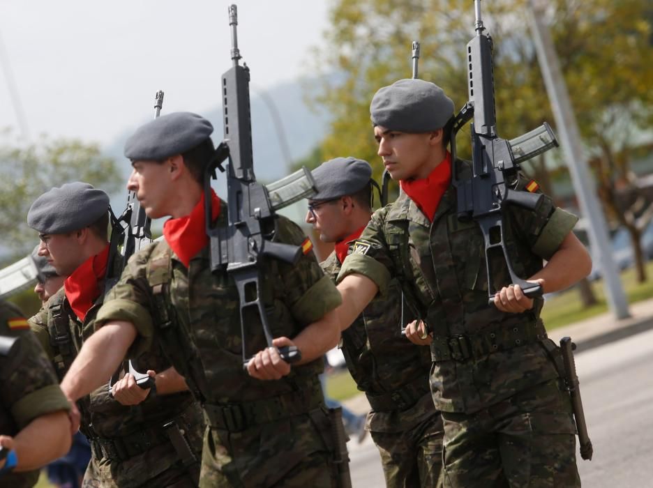 Aniversario de la Brigada Galicia en el acuartelamiento de Cabo Noval.