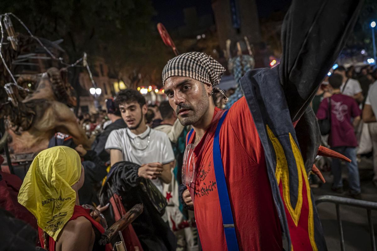 Correfoc de las Fiestas de Gràcia 2023