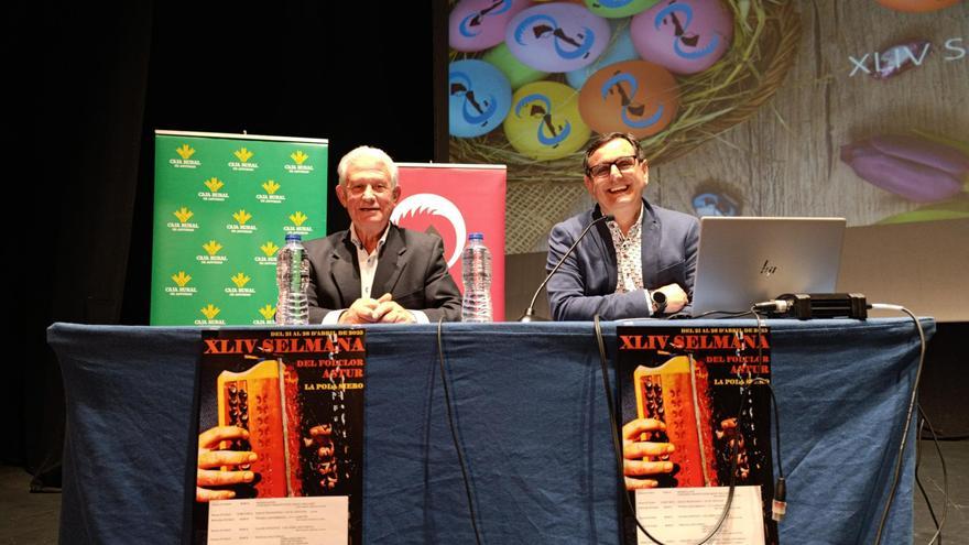 La presentación de la Semana del Folclore Astur de El Ventolín, en imágenes