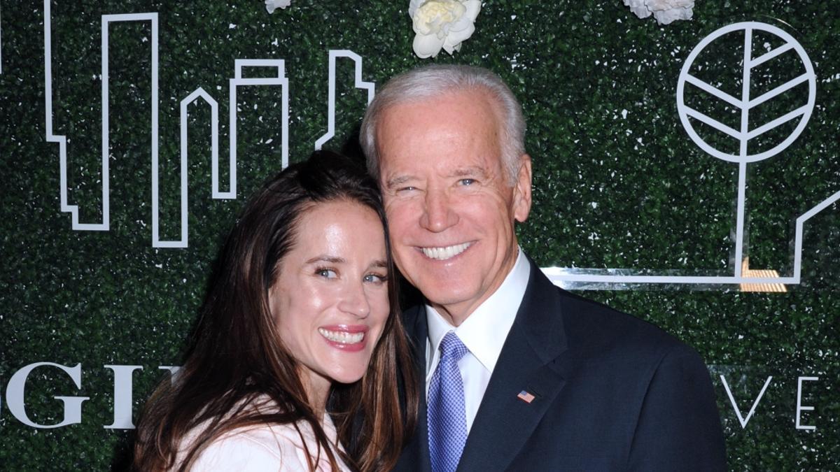 Ashley Biden junto a su padre, Joe Biden