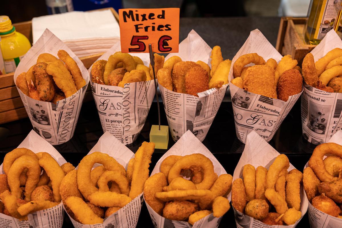 Calamares al estilo Boqueria.