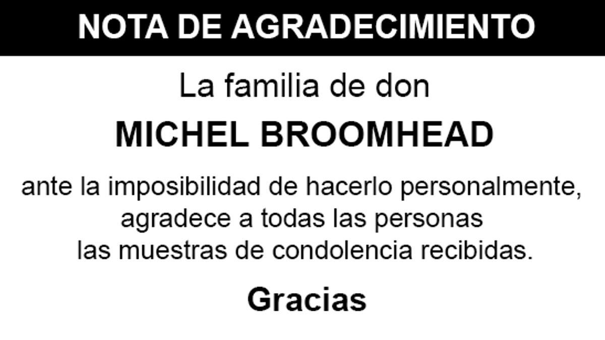 Nota Michael Broomhead
