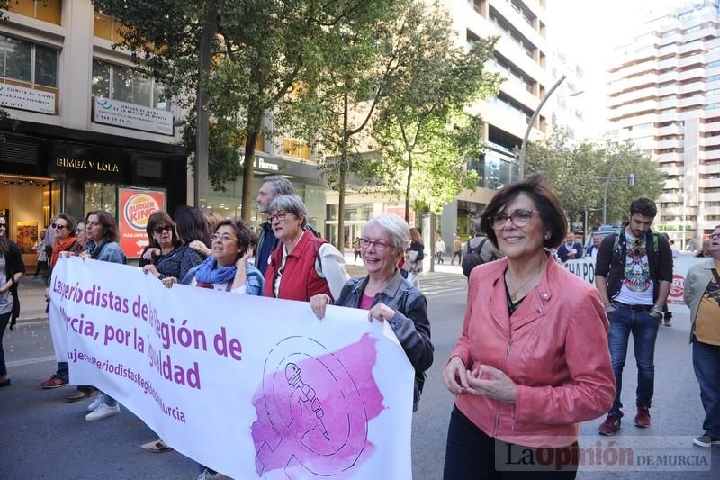 Manifestación contra la violencia patriarcal en Murcia