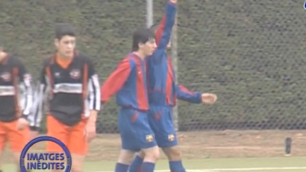 Leo Messi, un crack también en La Masia