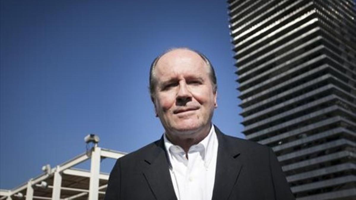 El escritor escocés William Boyd, días atrás en Barcelona, donde presentó su última obra.