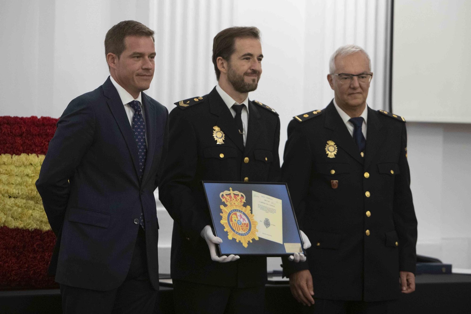 La Policía Nacional celebra en Xàtiva el acto tradicional de los santos custodios