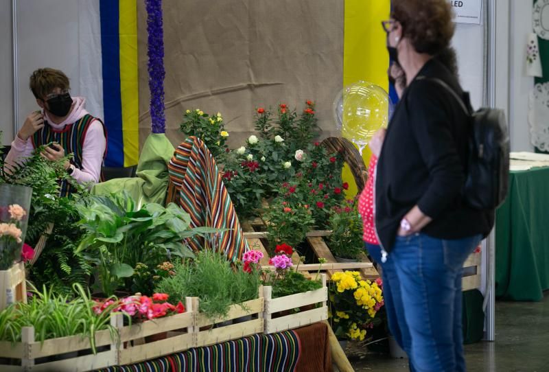 Primer día de la exposición de flores y plantas de las Fiestas de Mayo en el Recinto Ferial de Santa Cruz de Tenerife