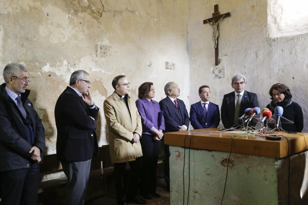 Presentación del proyecto de restauración de las pinturas murales de San Miguel de Lillo