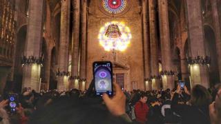 Así ha sido la 'Festa de la Llum' en la Seu