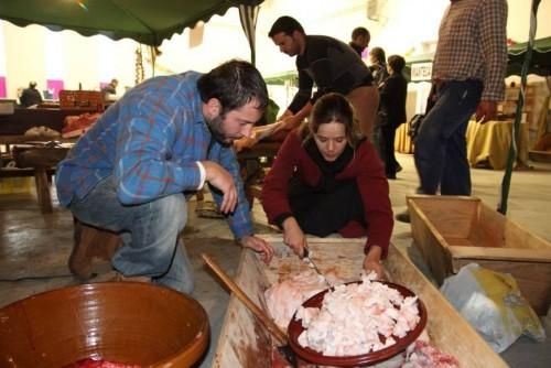 Matanza tradicional en Monfarracinos