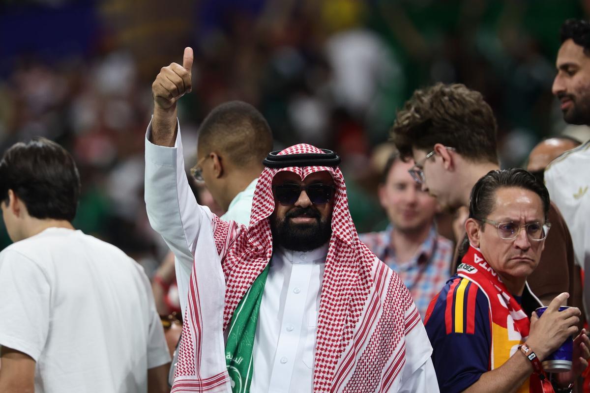 Las imágenes del España-Arabia Saudí.