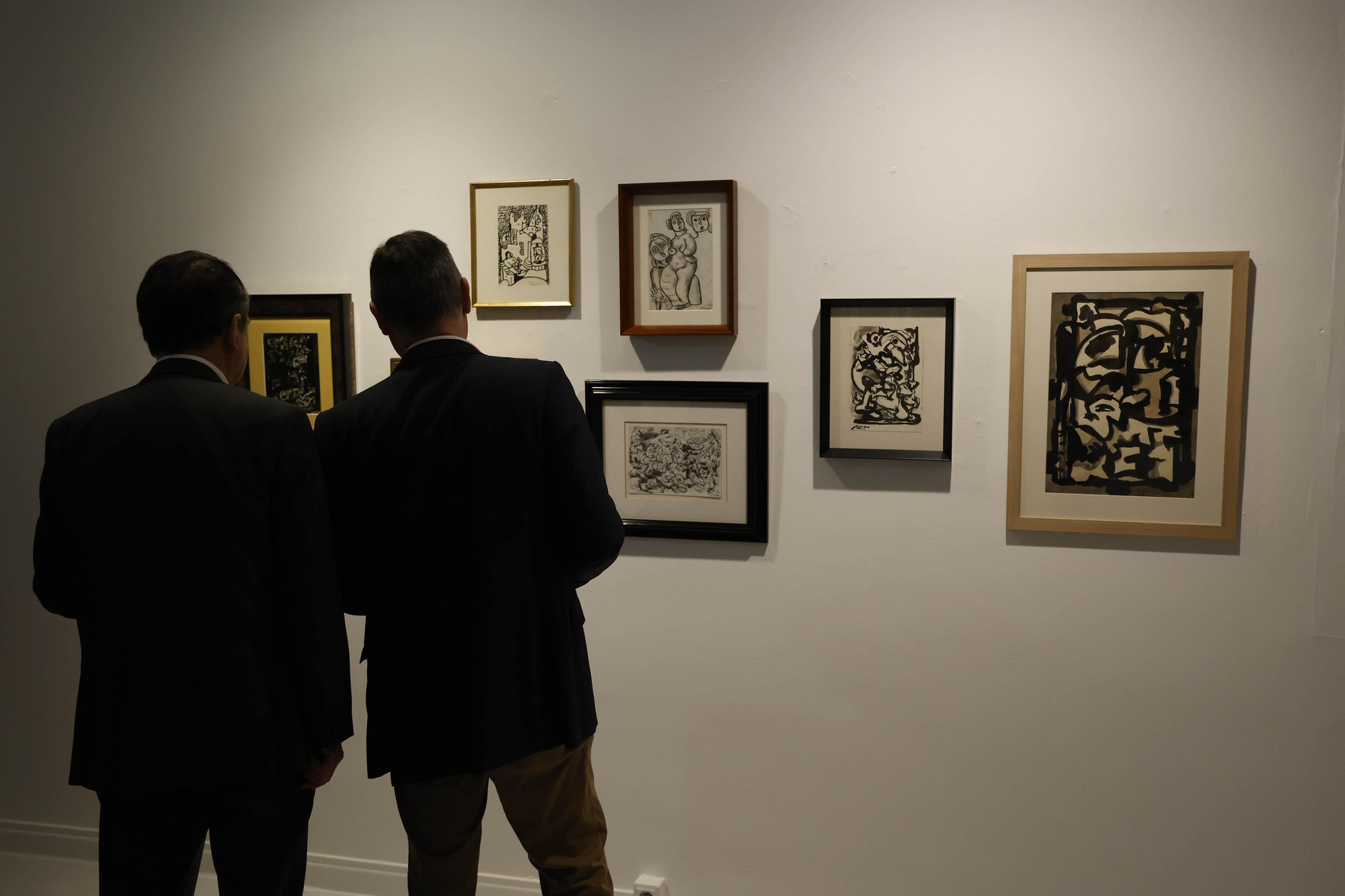 Inauguración da exposición Laxeiro descoñecido II. Obas inéditas da segunda época