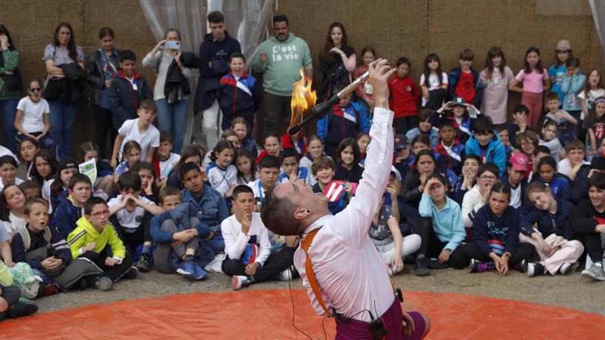 Diversión entre plantas para 500 niños que celebran los 20 años del Botánico de Gijón