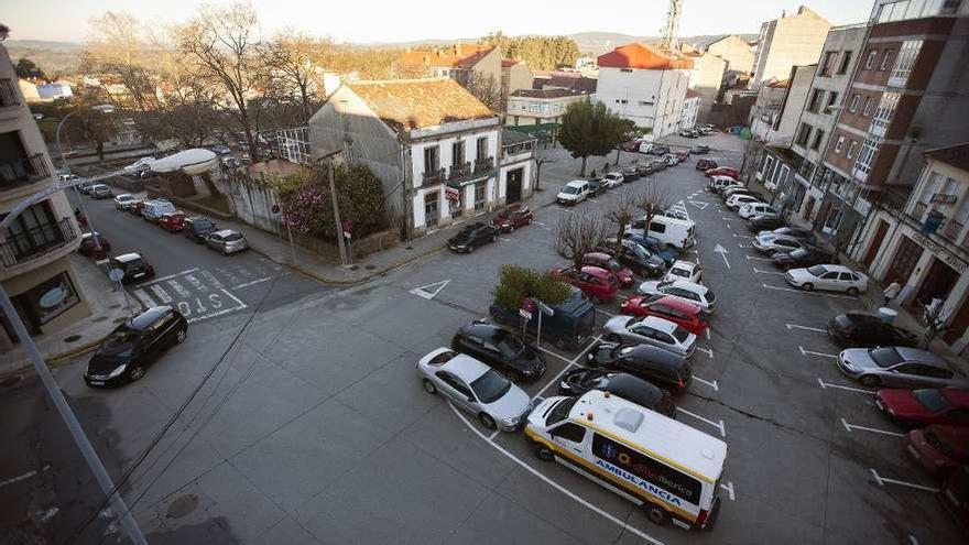 Foto de archivo de la Praza da Feira, que el gobierno local pretende humanizar. // Bernabé / Cris M.V.