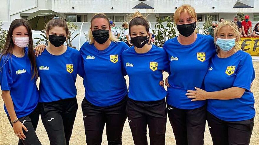 Equipo femenino de Balears, campeón de España.