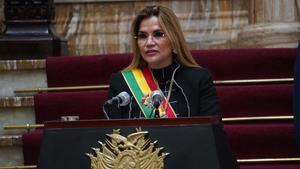 Jeanine Áñez, presidente interina de Bolivia.